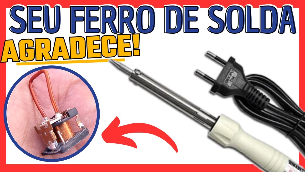 Você precisa conhecer esse circuito eletrônico Ferro de solda automático