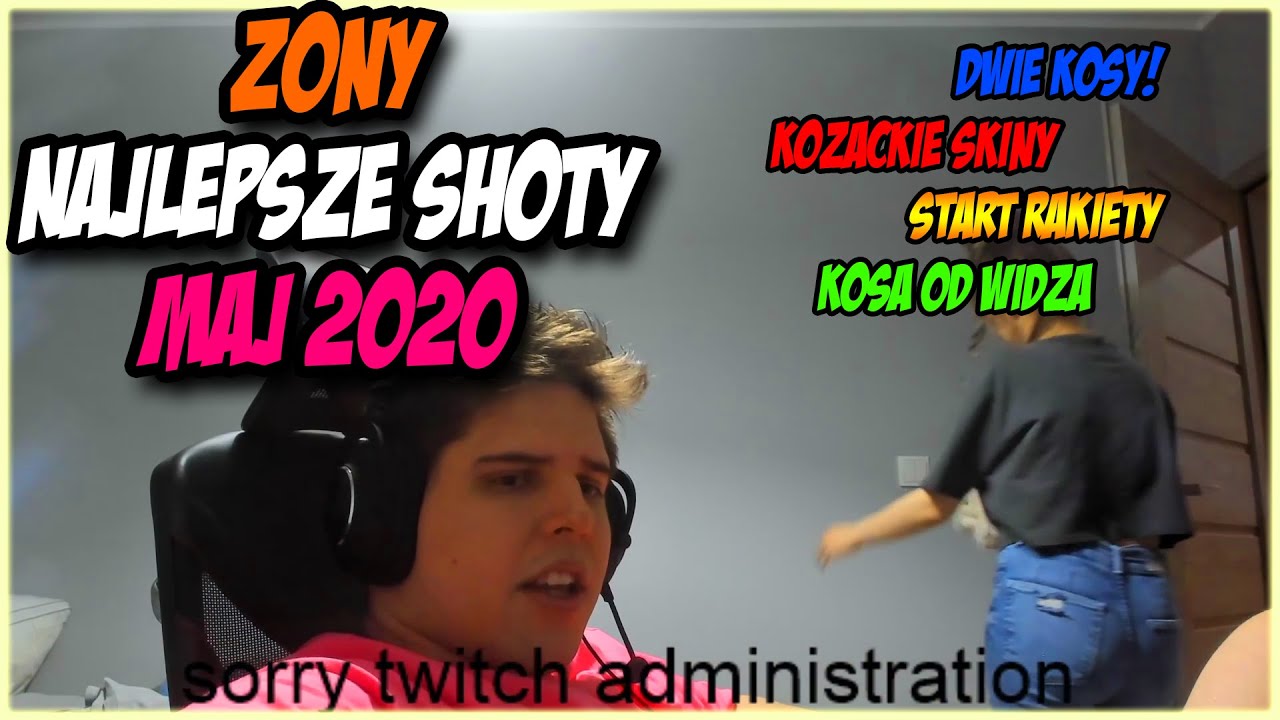 ZONY TRAFIA DWIE KOSY, KOSA OD WIDZA, START RAKIETY | ZONY NAJLEPSZE SHOTY MAJ | Saczi
