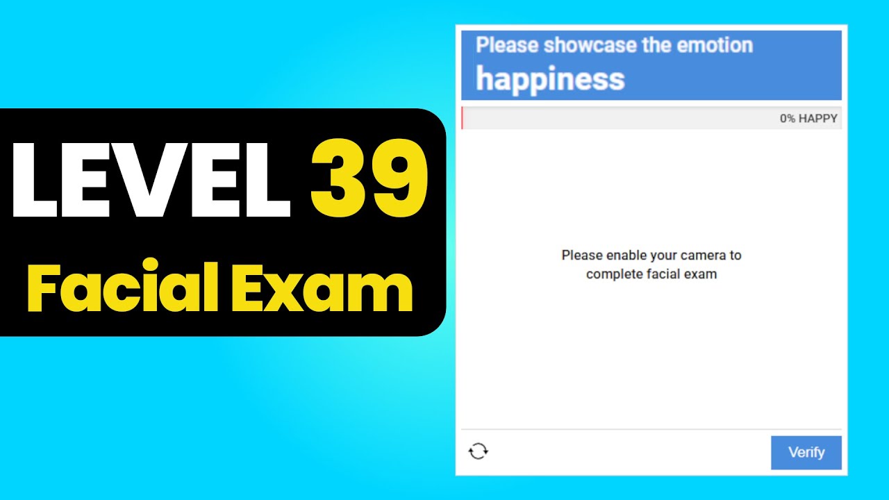 Level 39 (Facial Exam) - I&rsquo;m Not a Robot - Game by Neal.Fun - Solution Walkthrough