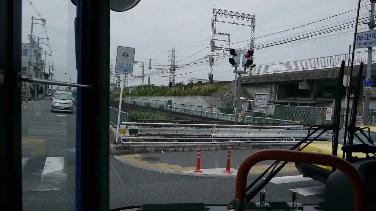 近鉄バス 枚岡営 40番 前面展望 瓢箪山駅前～新石切駅前～産業大学前～四条畷