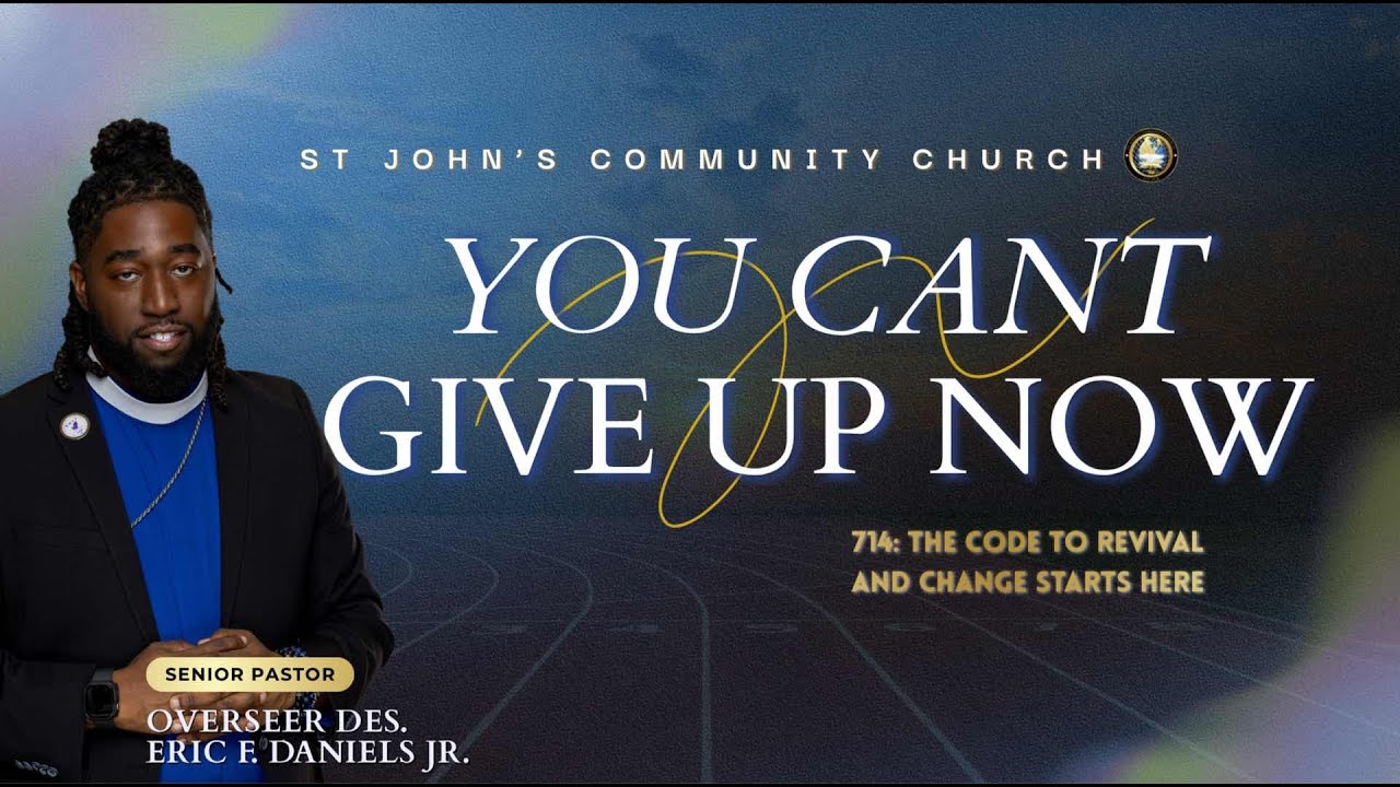 Saturday Service: You Can’t Give Up Now
