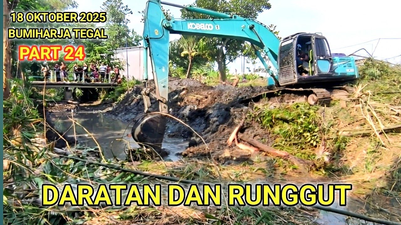 Normalisasi Sungai Atau Kali Yang Runggut Dan Daratan 