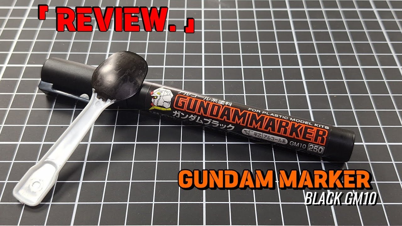 [REVIEW] Gundam Marker Black GM10 | Unbokuy | Gunpla Tools