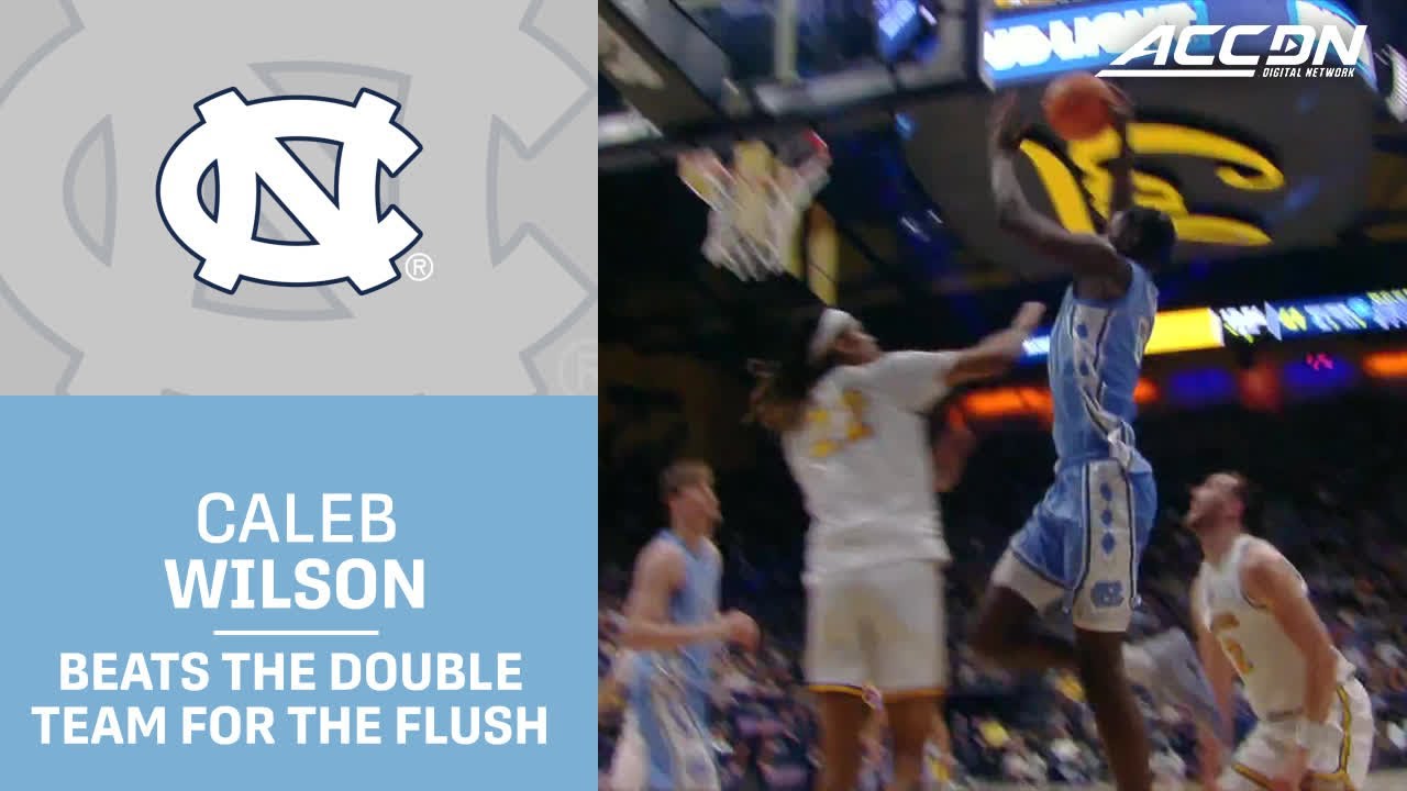 UNC Superstar Caleb Wilson Beats The Double Team For The Flush