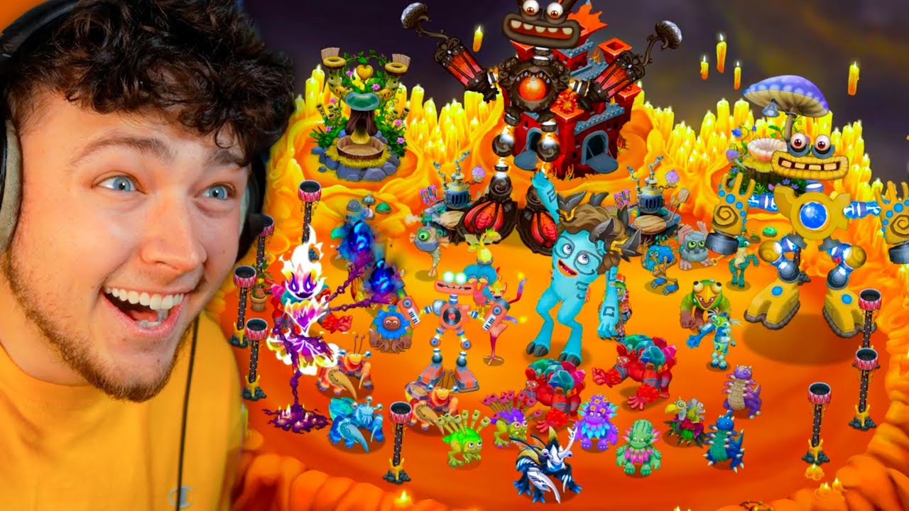 FULL FIRE HAVEN PLAY THROUGH IN MY SINGING MONSTERS!
