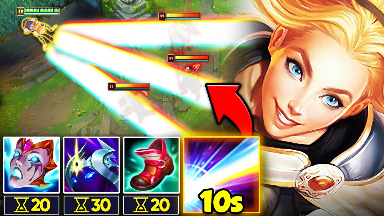 When Lux stacks ONLY Ability Haste, the game turns into a Laser Simulator
