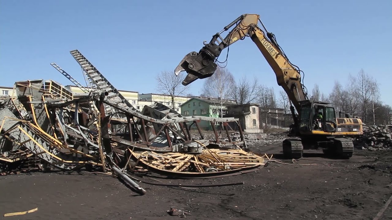 Roboty szybowe - likwidacja szybów i wieży szybowych KWK Kazimierz-Juliusz I ostatnia-kopalnia.pl