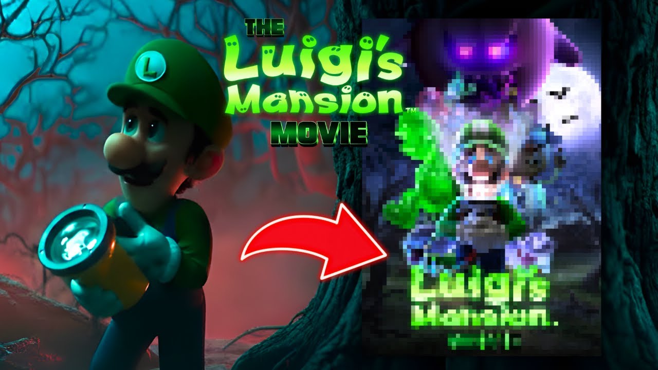 Making a Custom Luigi's Mansion Movie Poster!