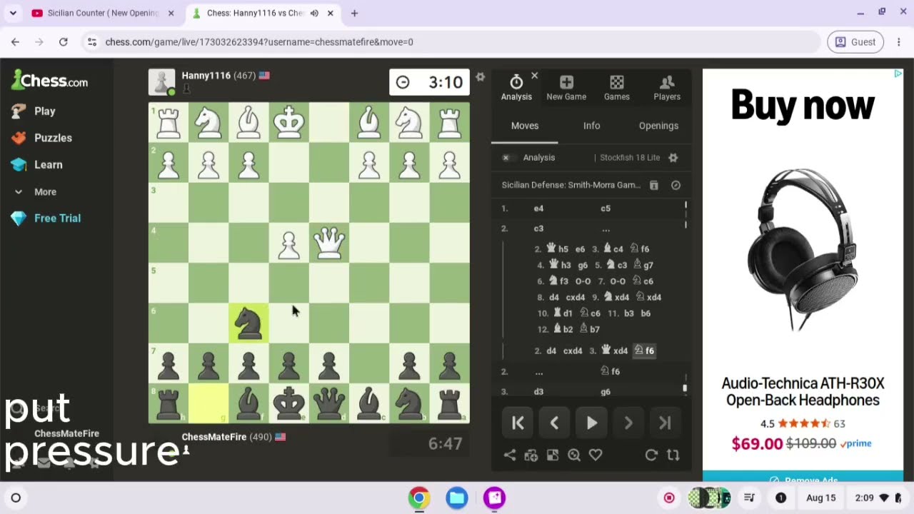 Sicilian Counter ( tutorial )