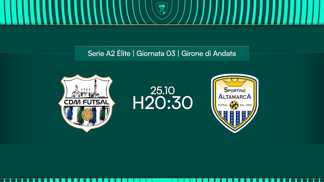 CDM Futsal-Sporting Altamarca 2-3 | 3ª giornata | Serie A2 Élite 2024/2025 - Girone A