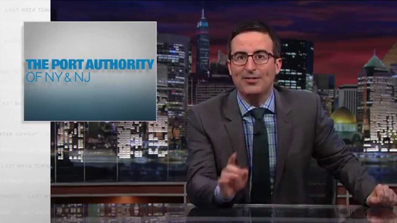 De havenautoriteit van New York: Last Week Tonight met John Oliver (HBO)
