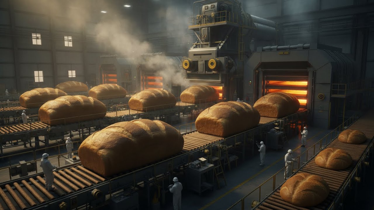 How Industrial Bakeries Produce Bread 24/7