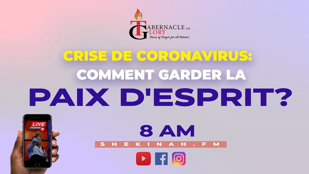 Pasteur Gregory Toussaint | Comment Garder La Paix d'Esprit? | Message Complet