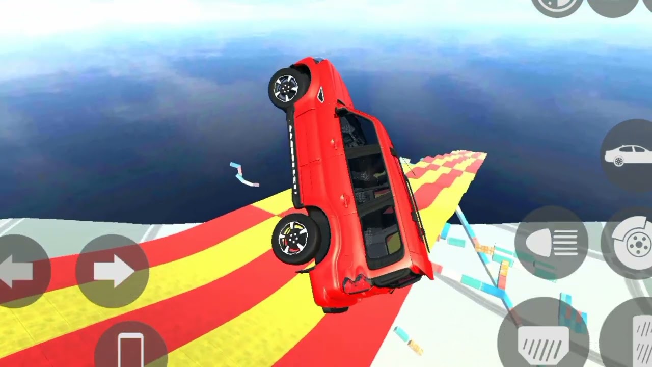 MEGA RAMP JUMP SCORPIO VS THAR 🚗 🚘 IN INDIAN CAR SIMULATOR