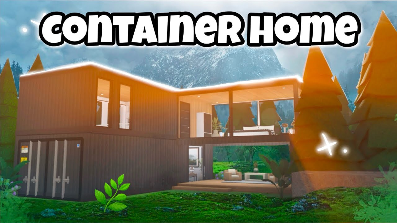 Building a CONTAINER HOME 🌿🏔️ in Bloxburg!