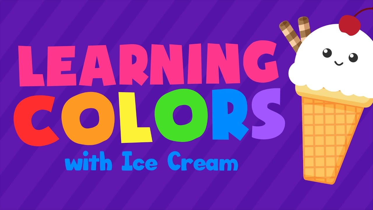 Colors for Kids | Learn Colors with Ice Cream 4k