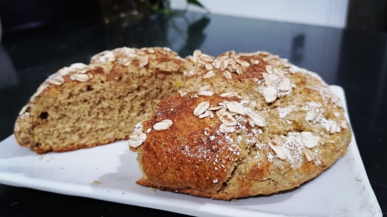 PAN🍊RÚSTICO DE AVENA Y NARANJA SIN HARINA NI AZÚCAR 