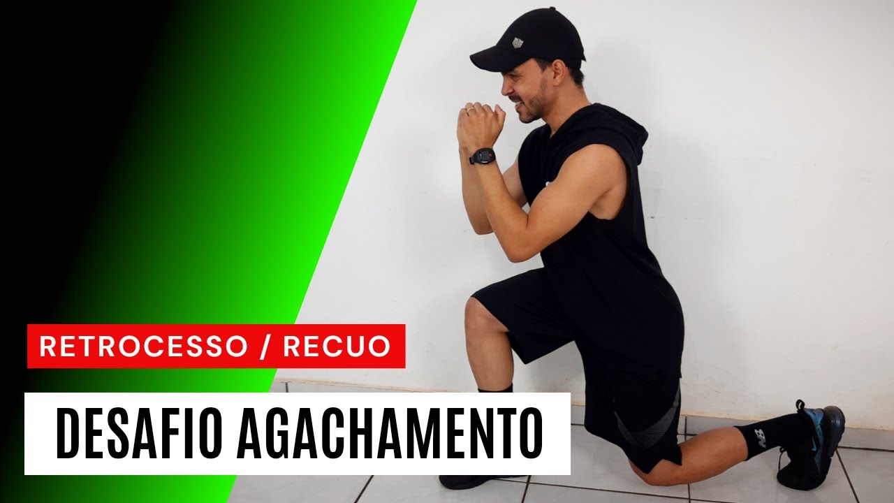 Agachamento Retrocesso ou Recuo -  DESAFIO AGACHAMENTO TODO DIA #05