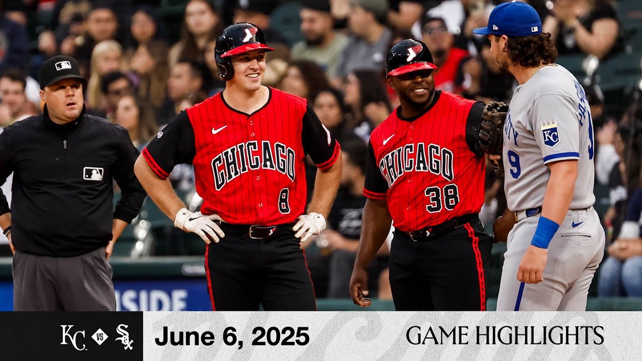 HIGHLIGHTS: White Sox Offense Explodes in 8th Inning to Secure Win Over Royals (6.6.25)