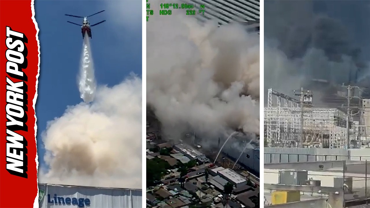Ominous Black Smoke From LA Warehouse Fire Prompts State of Emergency