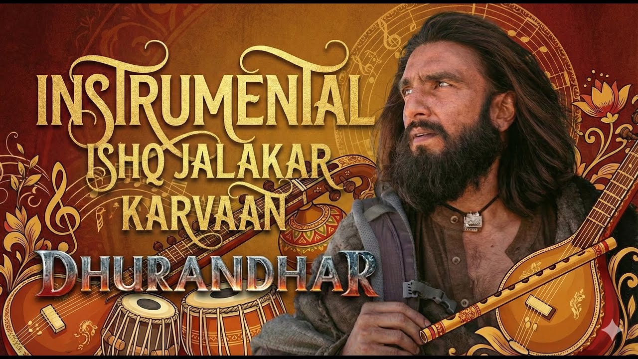 Ishq Jalakar - Karvaan | Instrumental | Classical | Dhurandhar | Ranveer Singh, Shashwat Sachdev