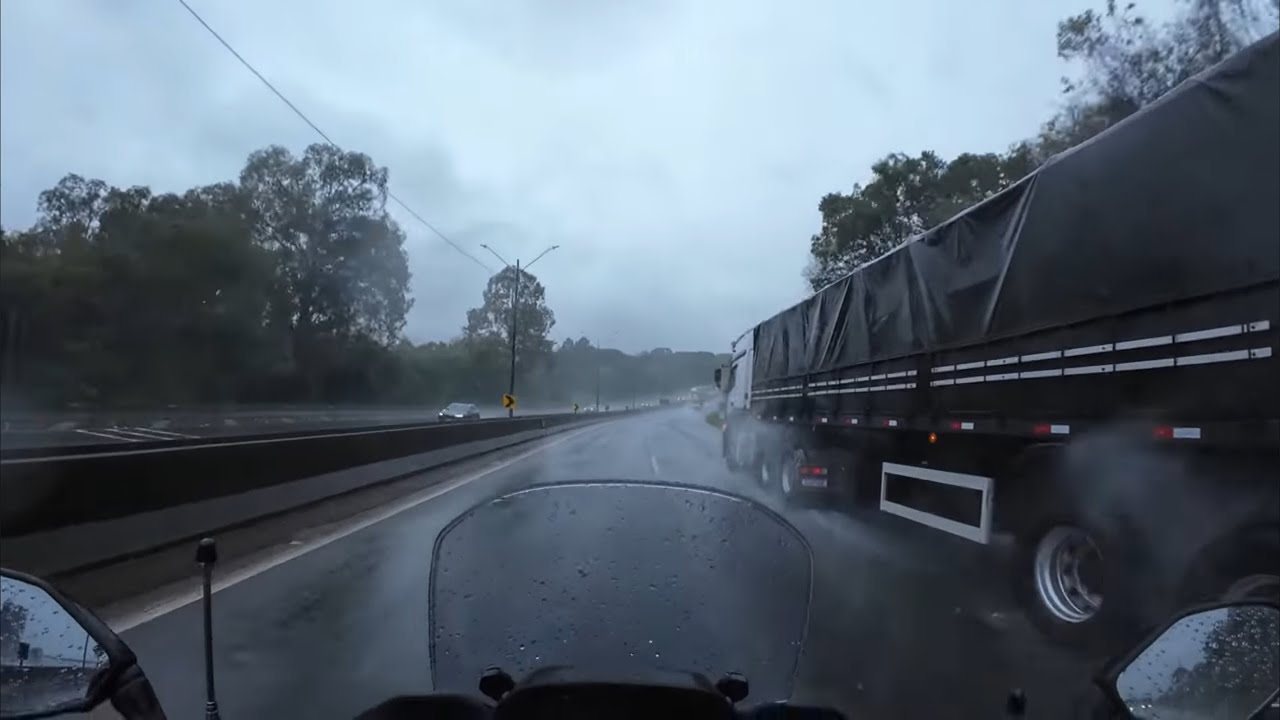 De Curitiba até Urubici! Xmax 300 na Chuva Forte! Segundo dia viagem para as Serras do Sul.