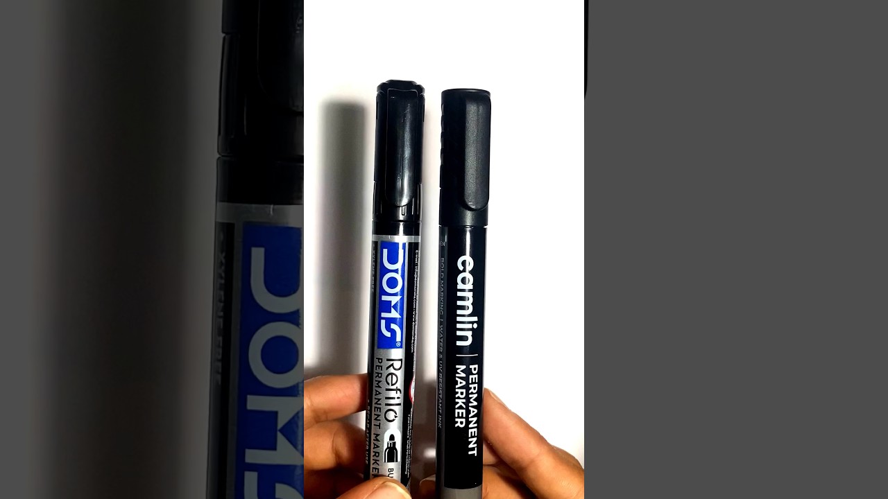 Black marker || outline black markers || #shorts #stationery #markers #art #viral