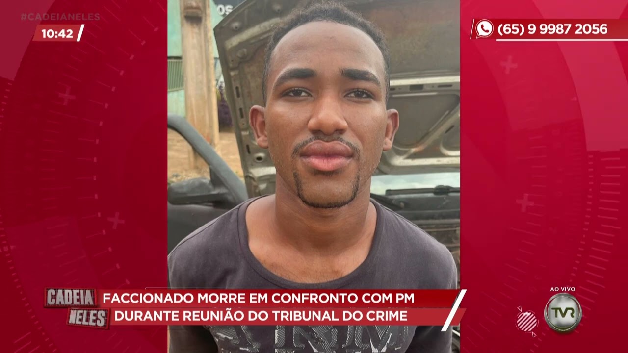 Faccionado morre em confronto com PM durante reunião do tribunal do crime