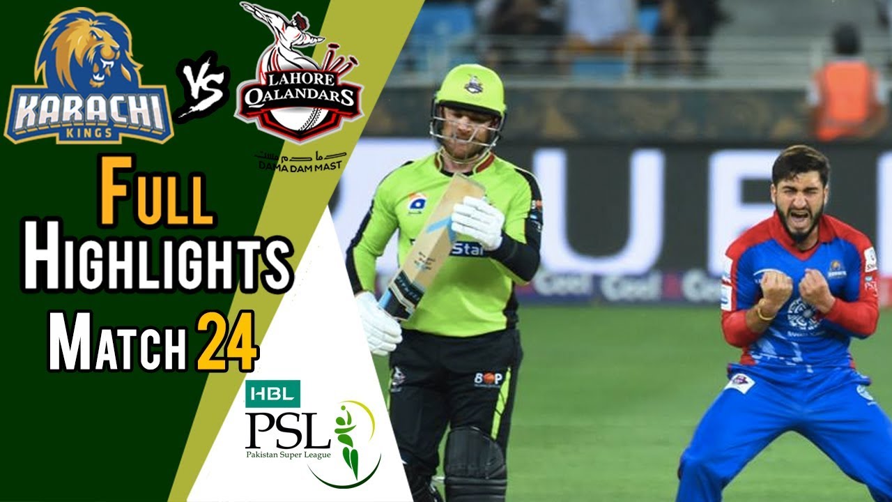 Full Highlights | Lahore Qalandars Vs Karachi Kings  | Match 24 | 11 March | HBL PSL 2018