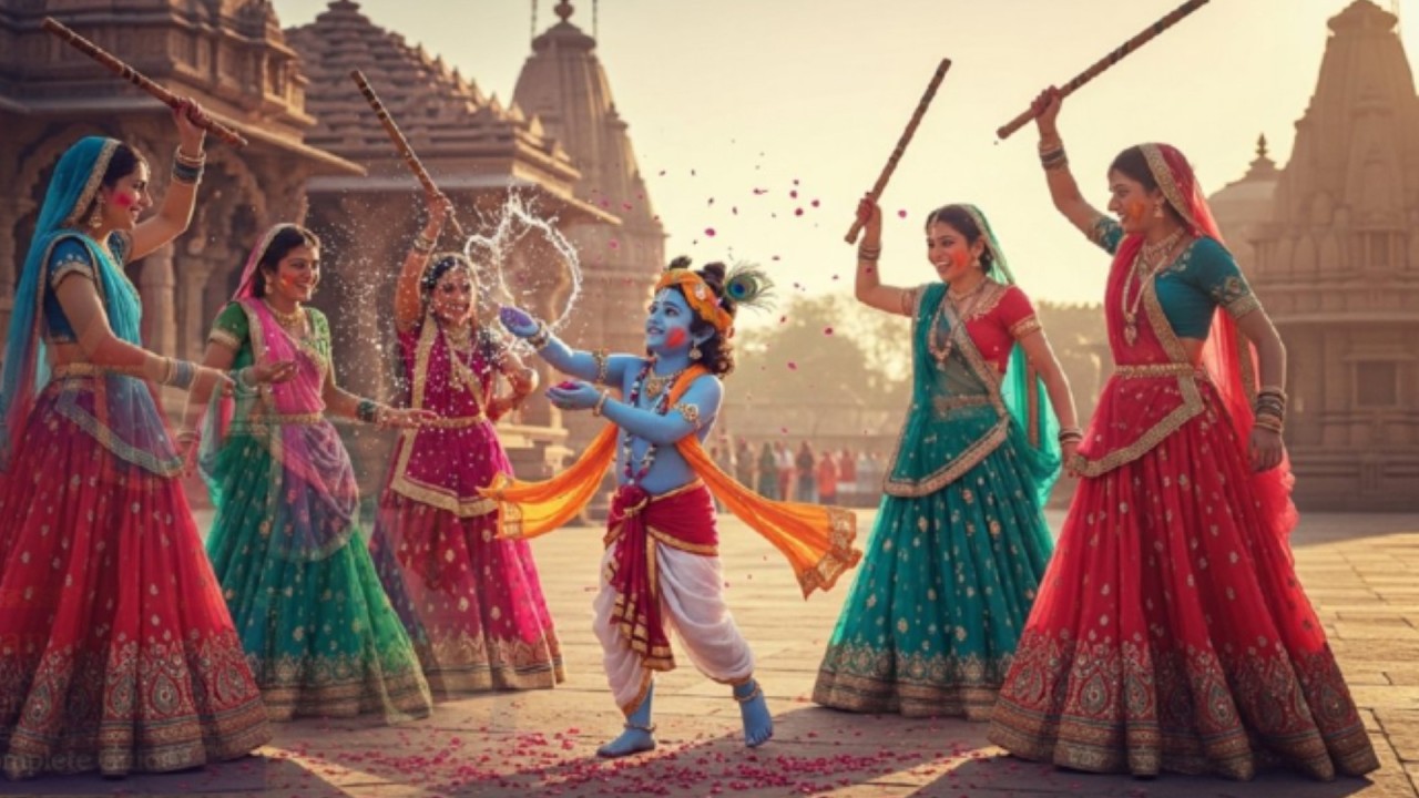 अरी हो! बरसाने में लट्ठ मार होली 🔥 | Radha Rani Holi Song #BarsanaHoliSong #LathmarHoli #Holi2026