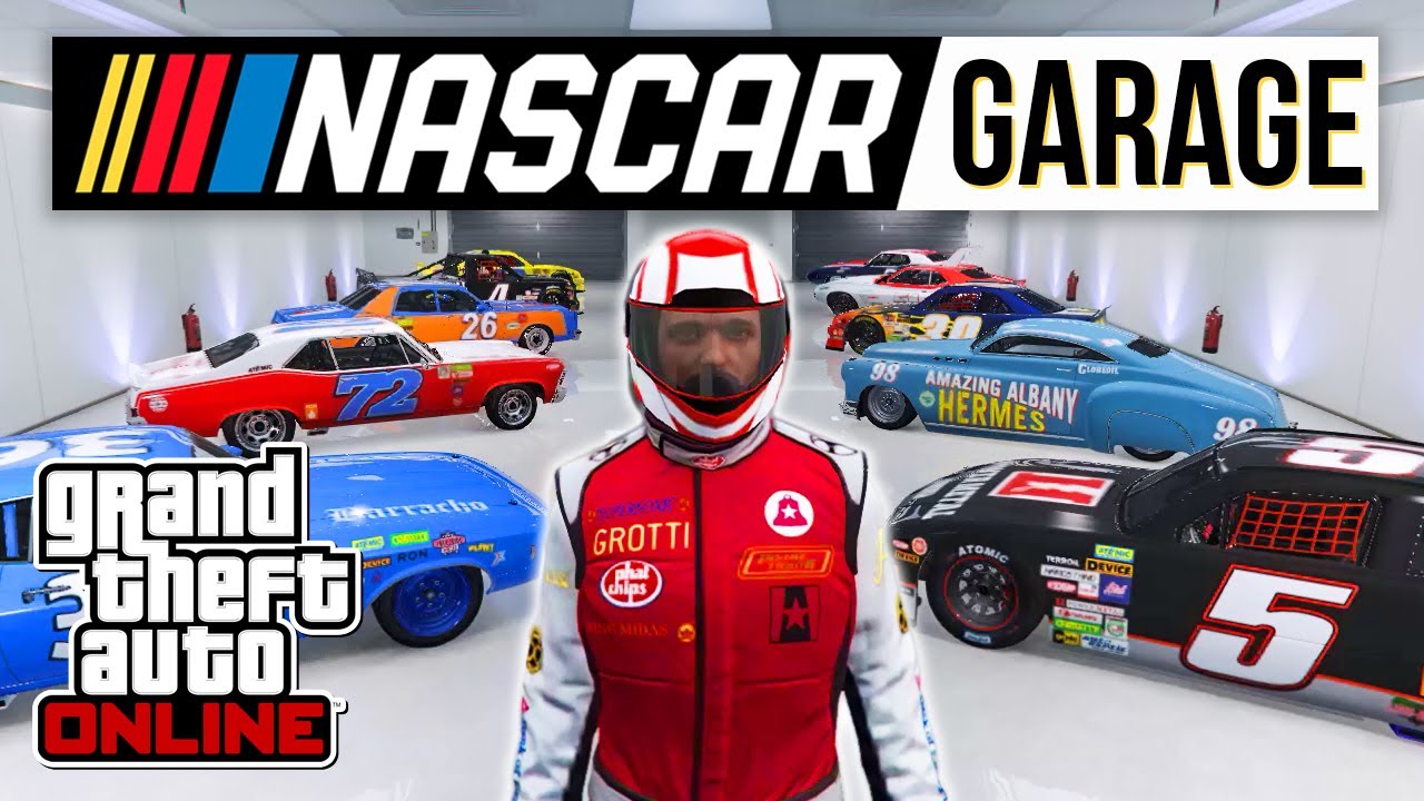 NASCAR Garage in GTA 5 Online  [Real-Life Builds]