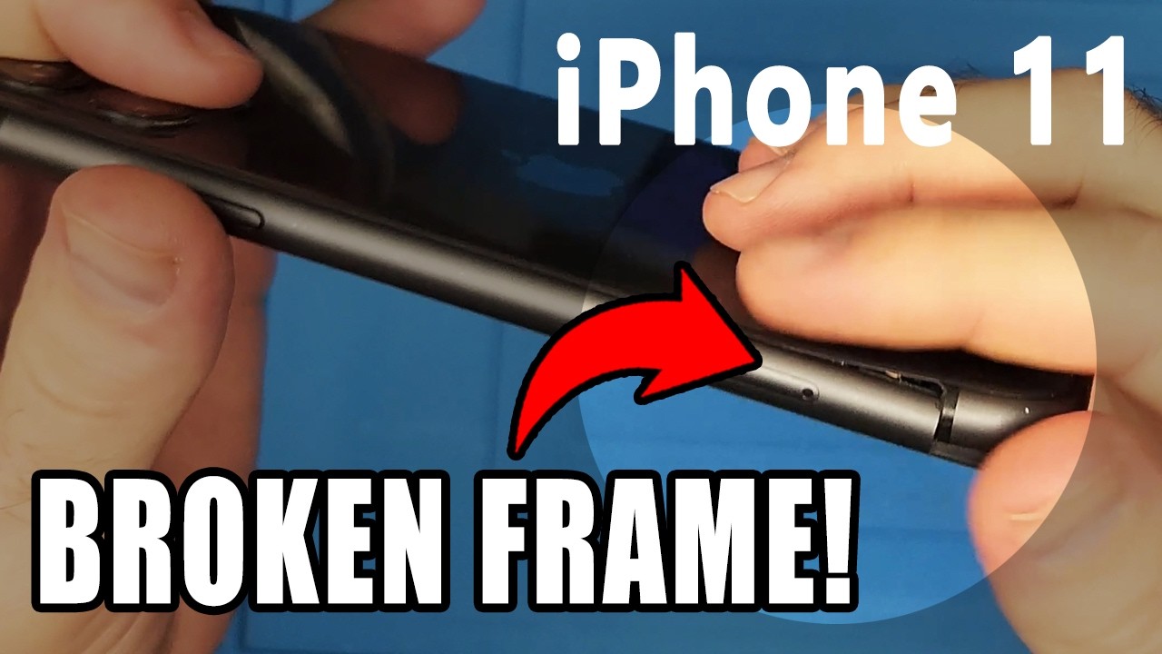 Weirdly Busted iPhone 11 Frame - Can I Fix it?
