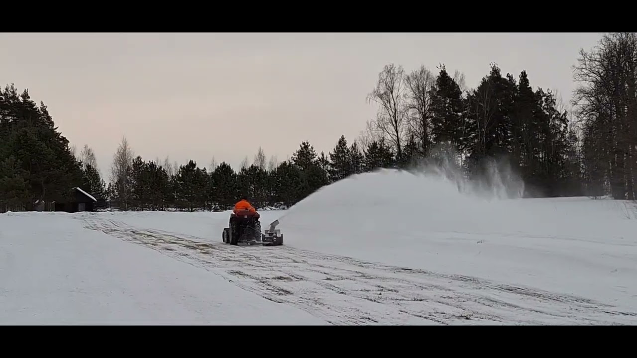 MT-165 @ snow blower @ Paragliding ...
