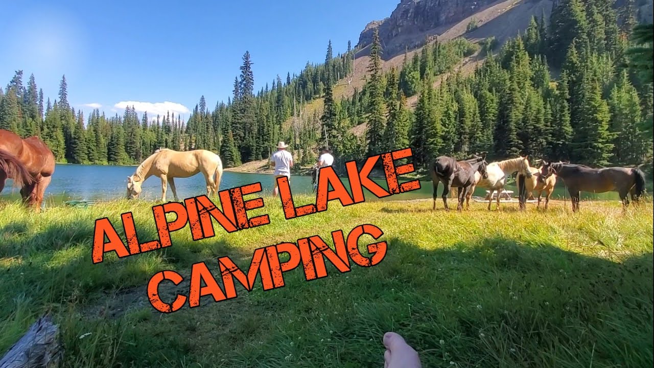 Horseback Riding and Camping at Basin Lake, WA