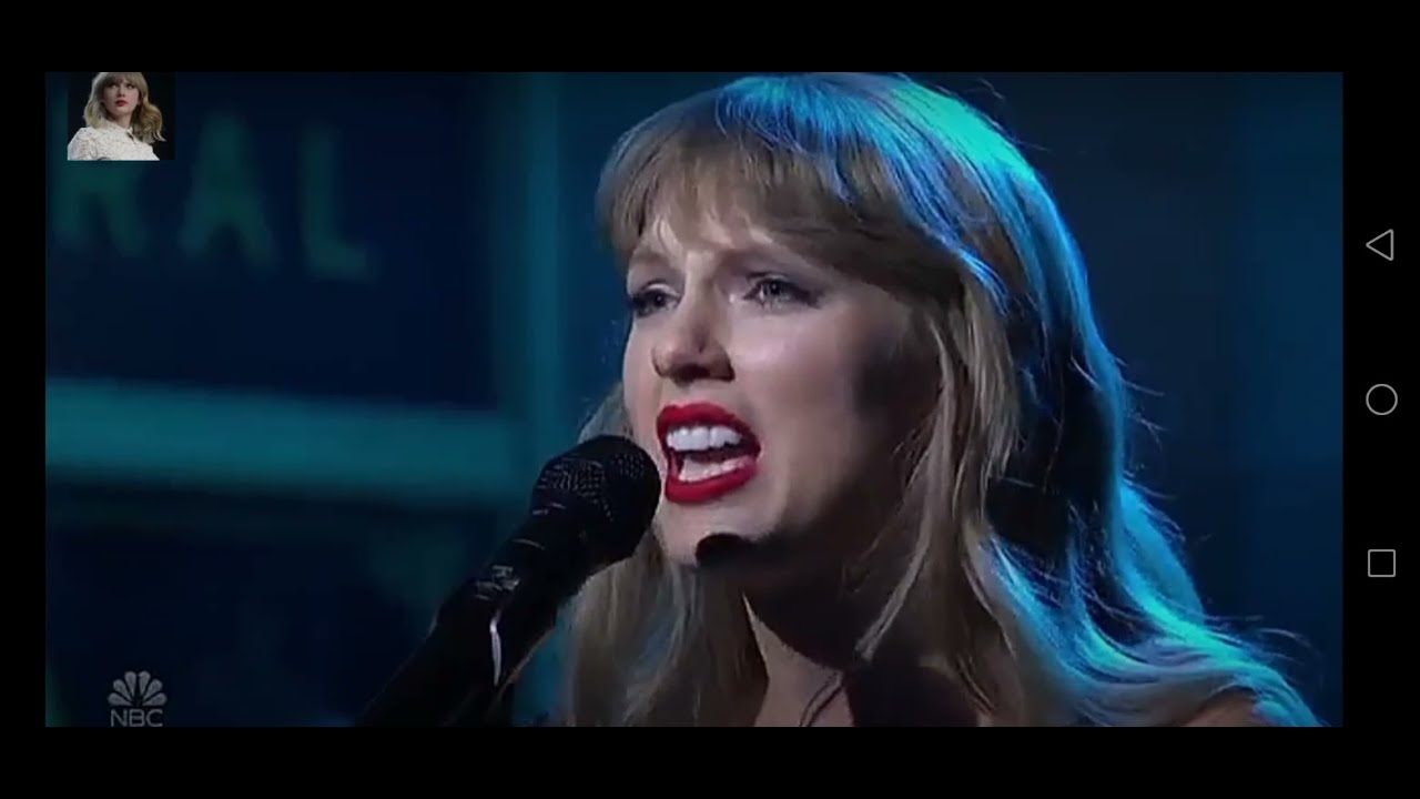 Taylor Swift - All Too Well (10 mins. Version on SNL)