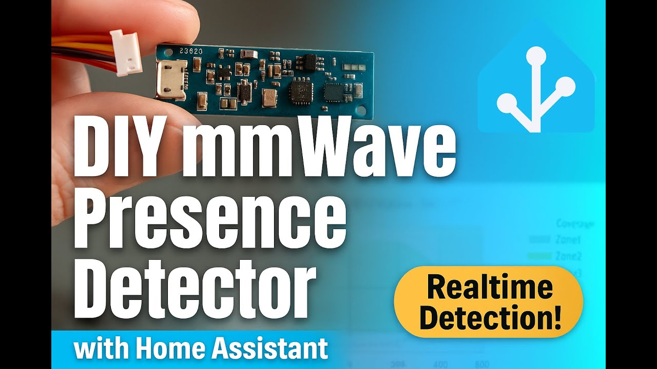 Ultimate DIY mmWave Presence Sensor! ESP32 + LD2450 for Smart Home Automation