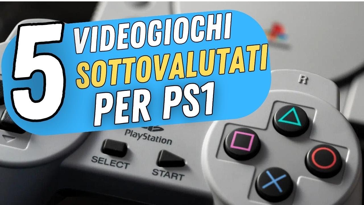 QUALI GIOCHI SONO STATI SOTTOVALUTATI PER  PER PS1 ? top 5 videogiochi più sottovalutati per ps1