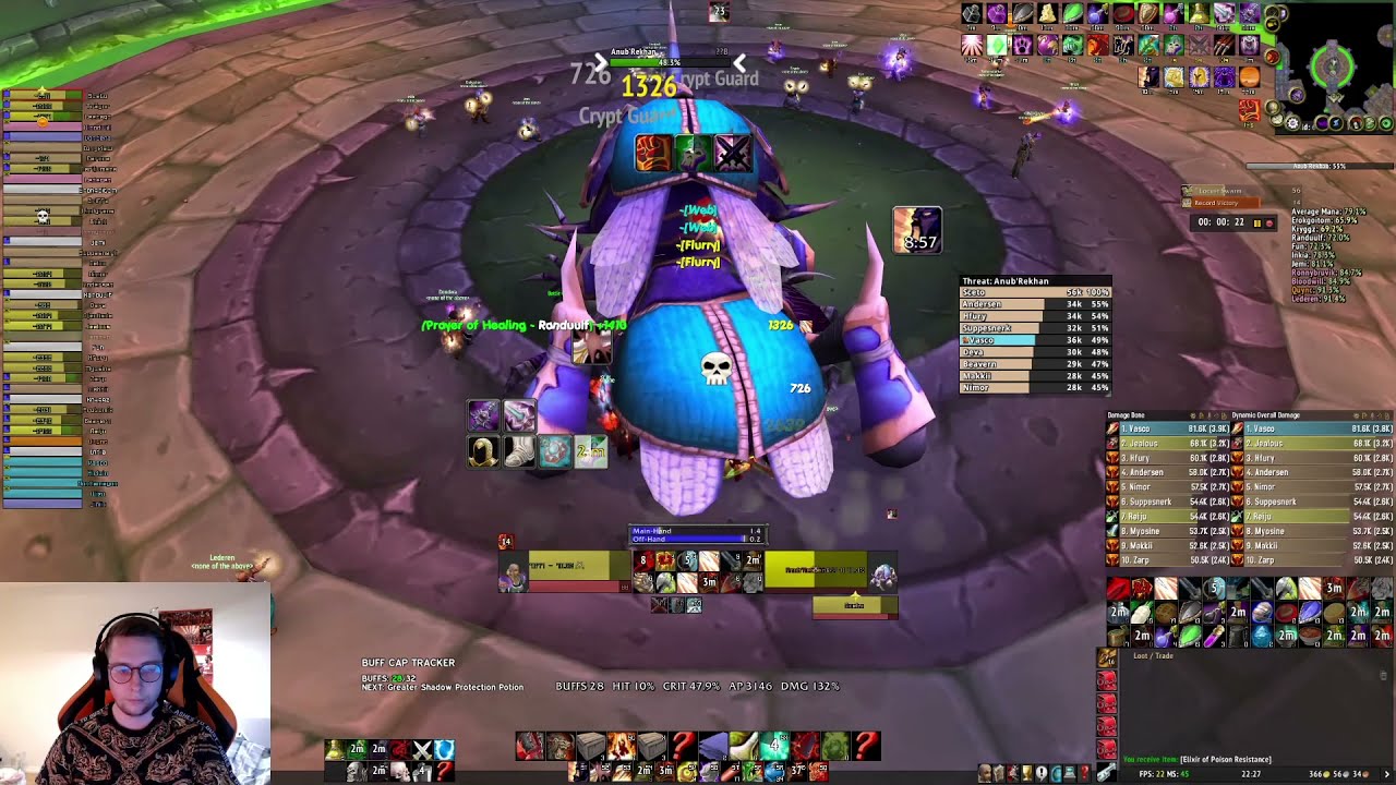 43:48min Naxxramas World Record - none of the above