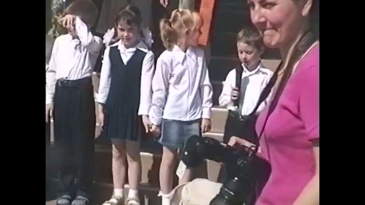 Юлечка последний звонок гимназия Евроленд 2005 год