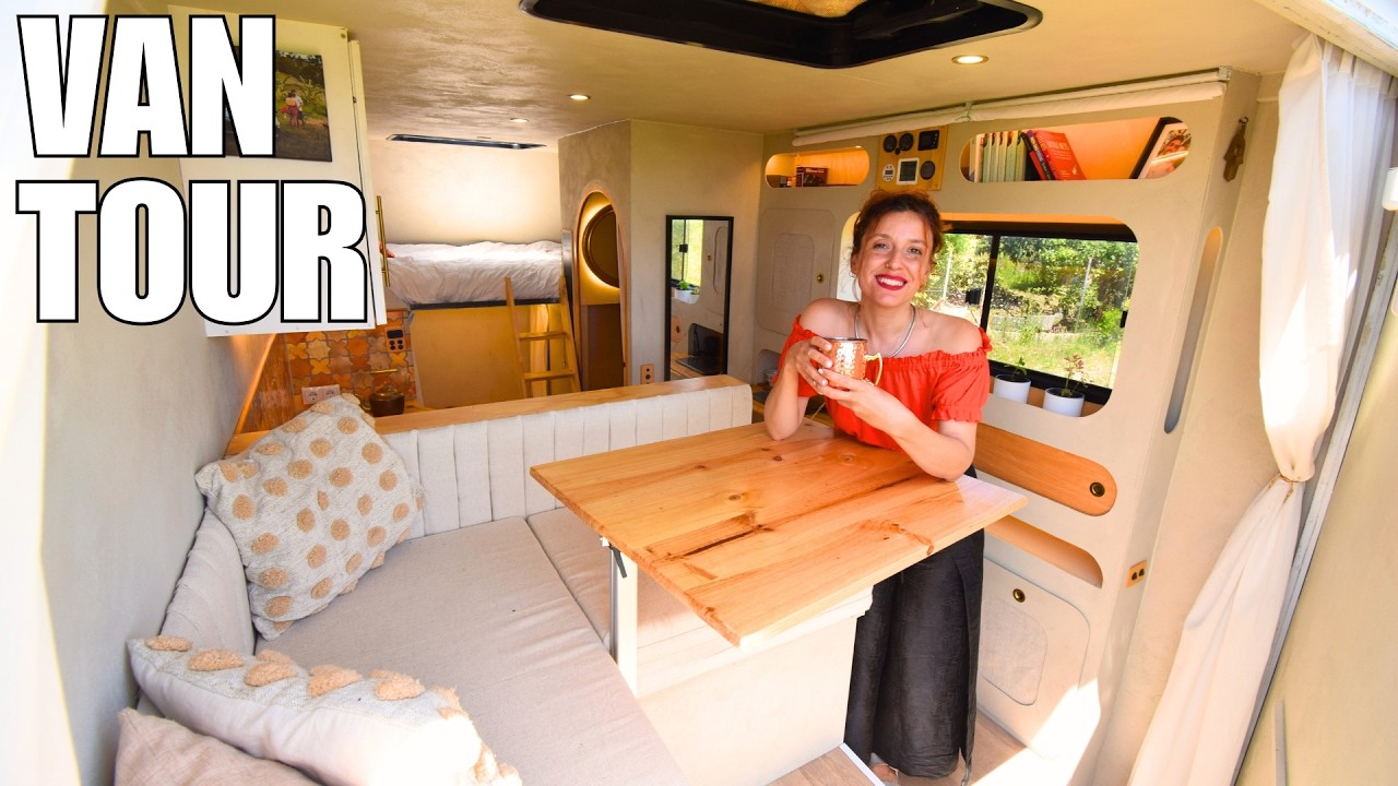 VAN TOUR en Español 🚛 Camion Camper de LUJO y BARATO