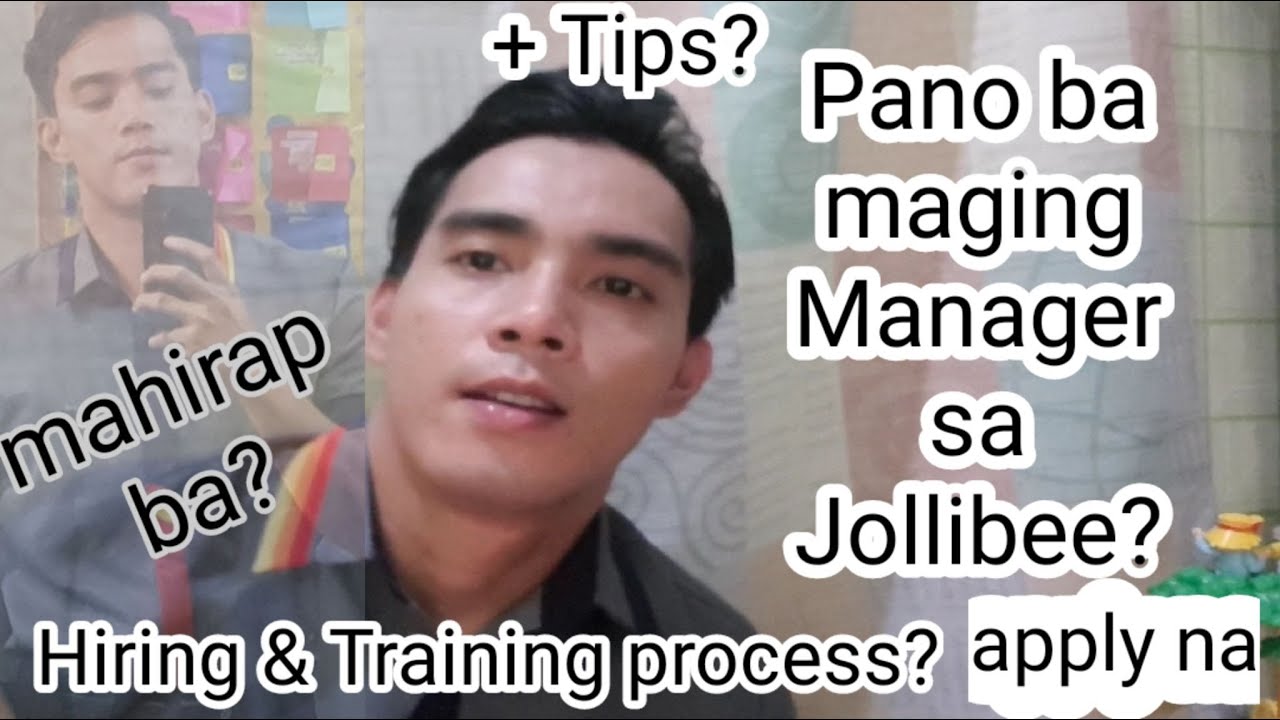 How to become a Manager in Jollibee? I Hiring and Training process experienced !