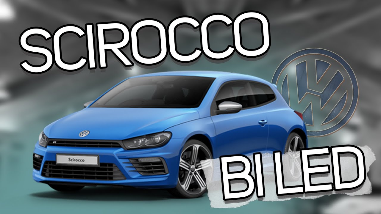 Обновление головного света VW Scirocco