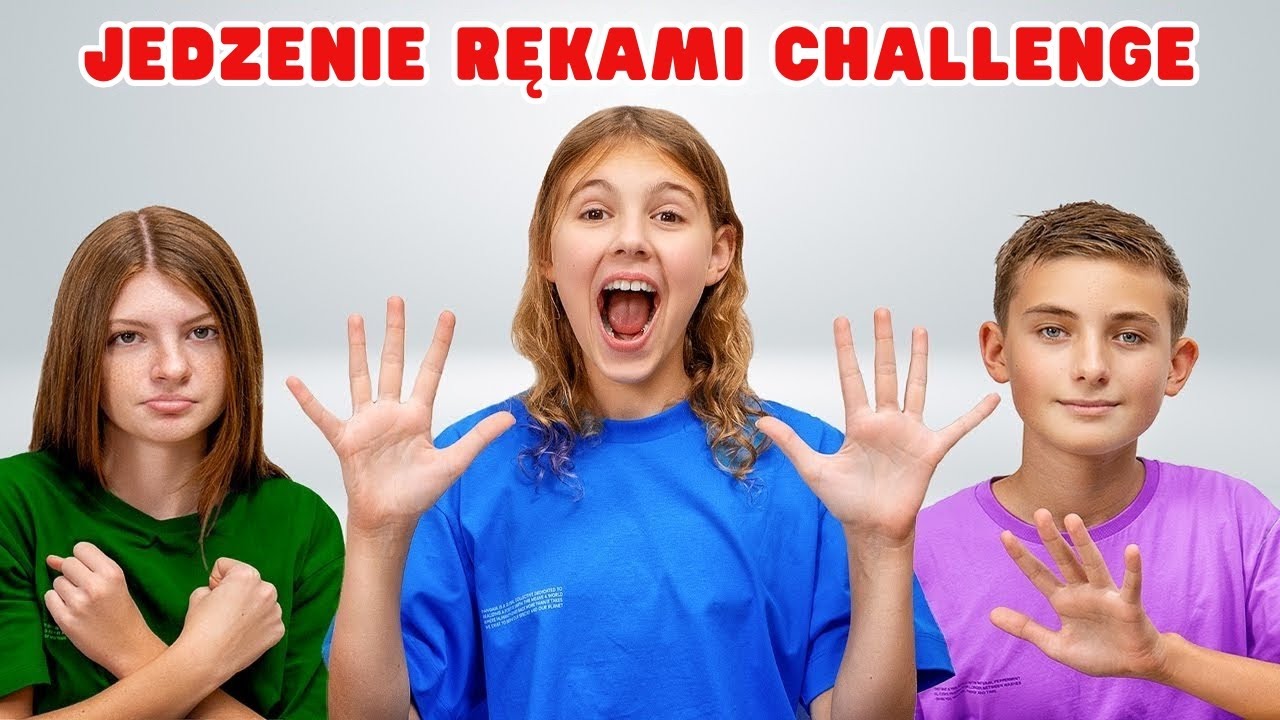 BEZ RĄK vs DWIE RĘCE 😂 Jedzenie rękami challenge | NOT Maria Polish