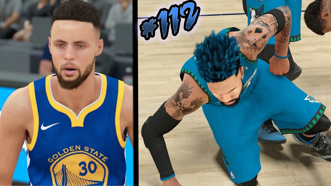 NBA 2k18 MyCAREER S2 - STEPH CURRY BROKE MY ANKLES!!! Ep. 112