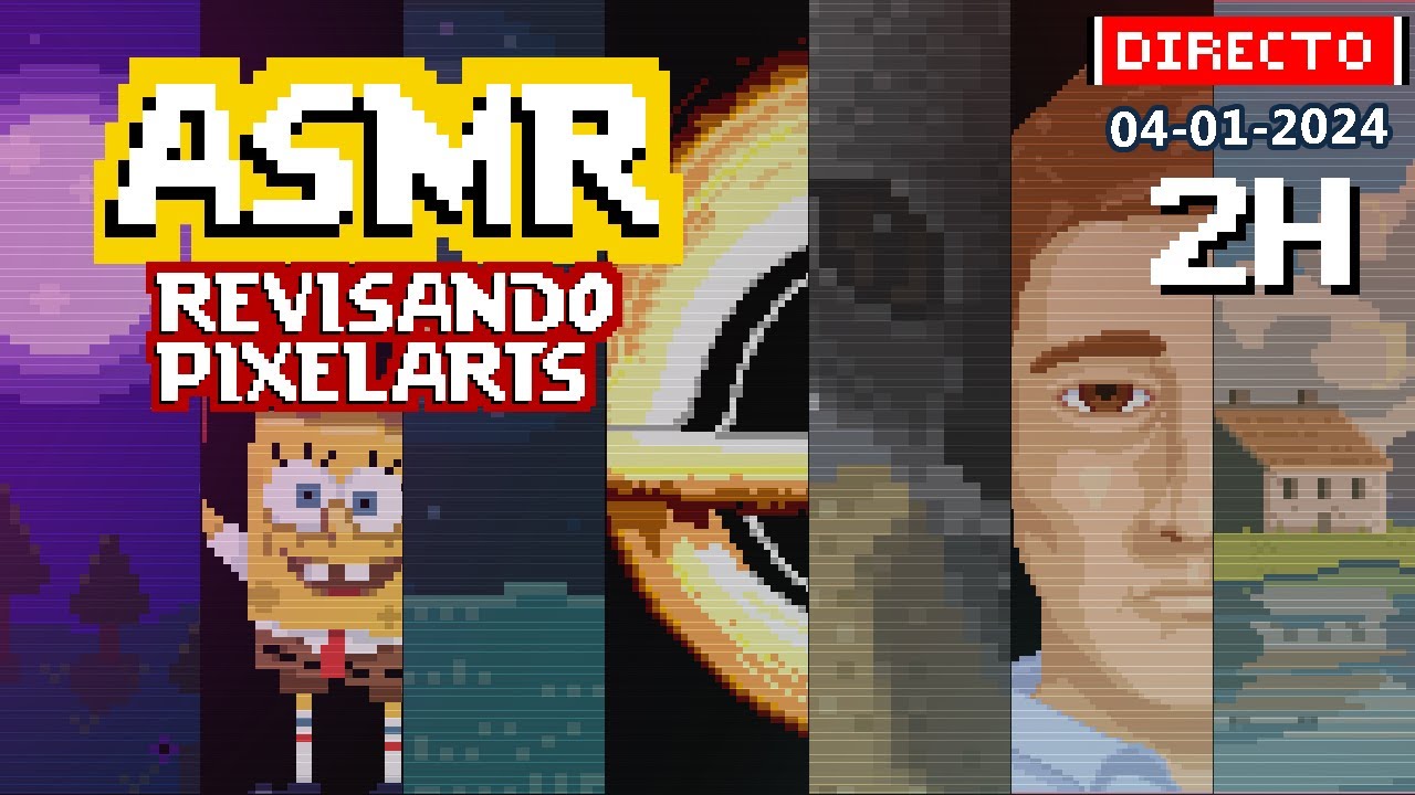 🎨 ASMR de Pixelart: Descubre el Talento de Mi Comunidad [DIRECTO 04/01/2024] 🌟