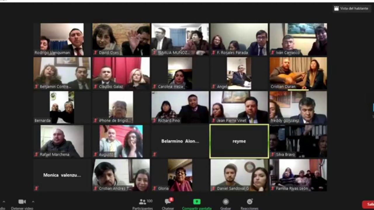 V&iacute;deo Virtual por Zoom, La Alabanza la Zarza - IMPCH San Bernardo
