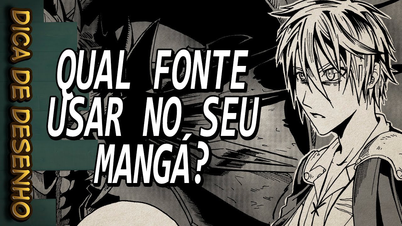 Como fazer Mangá -Fonte e Texto na sua HQ | Dica de desenho