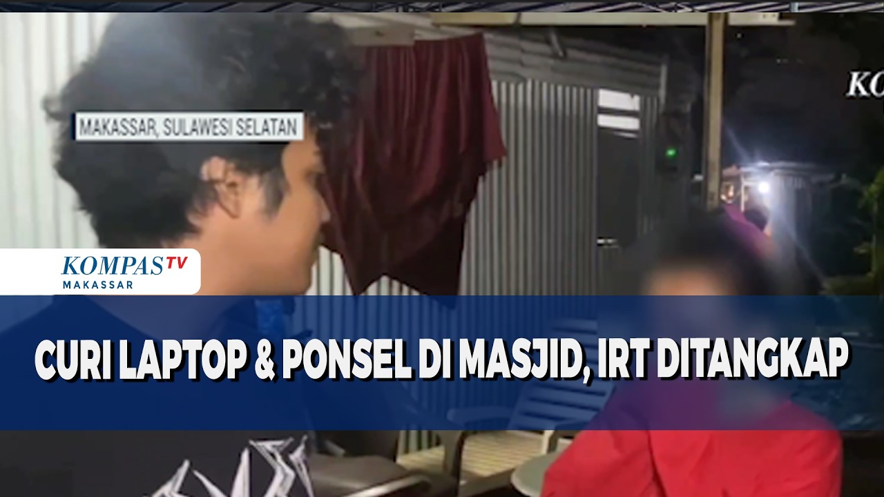 Curi Laptop & Ponsel Di Masjid, IRT Ditangkap