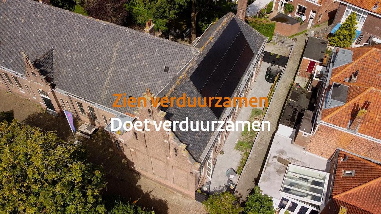 Zien verduurzamen Doet verduurzamen. Flexibiliteit bij het toekomstklaar maken van monumenten.