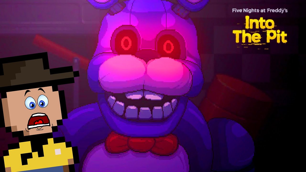 TOQUEI A GUITARRA DO BONNIE * e ele não gostou nadinha * (Five Nights at Freddy's: Into the Pit)